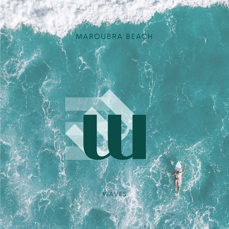 Maroubra beach waves